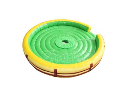 round inflatable bull bed