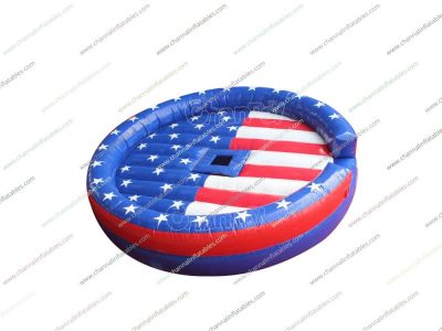 us flag mechanical bull mat