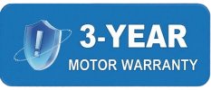 channal's blower motor warranty 3 years