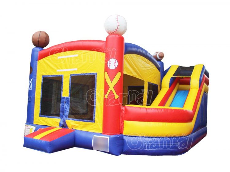 sports games inflatable combo