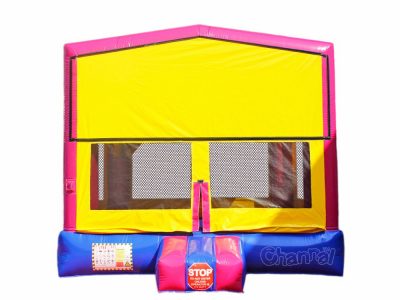 custom pink module inflatable jumper