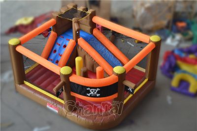 pirate ship inflatable nylon bouncer