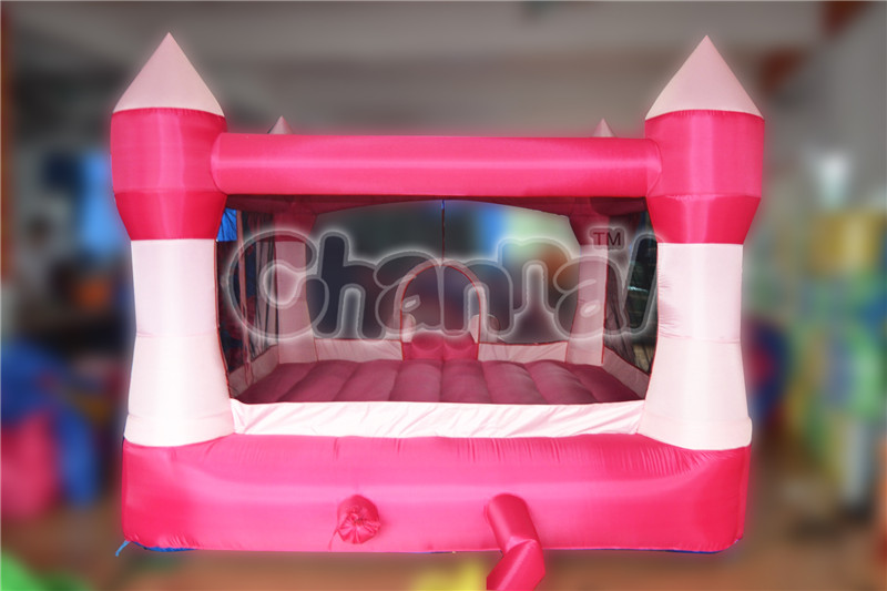 Pink Castle Inflatable Nylon Bouncer Channal Inflatables
