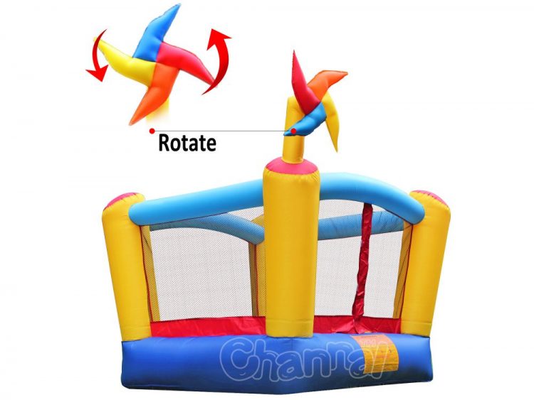 pinwheel inflatable mini bouncer