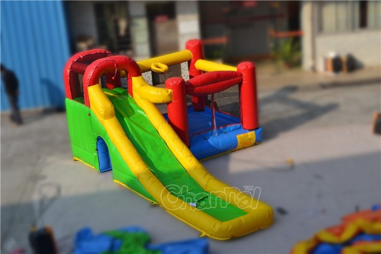 inflatable nylon slide combo