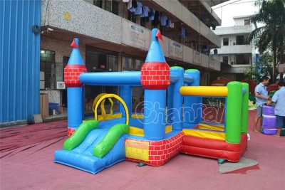 brick castle inflatable nylon combo