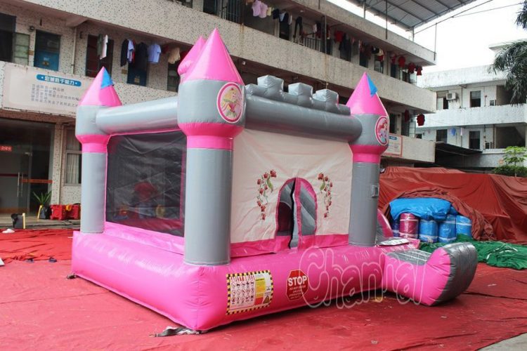 inflatable nylon princess castle combo