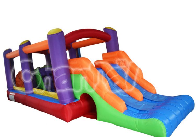 inflatable nylon obstacle combo