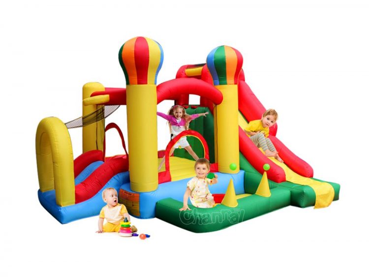 balloon castle residential bouncer slide combo for little kids