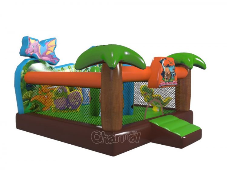 dinosaur inflatable jumper for little kids and toddlers