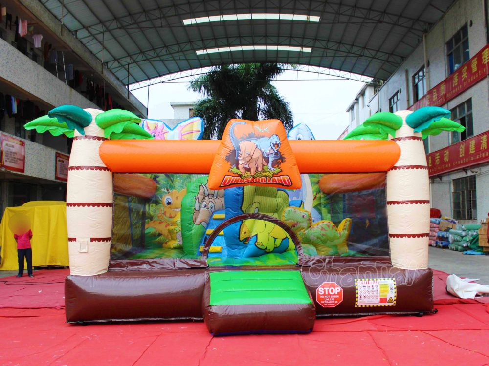 Dinosaur Inflatable Jumper for Little Kids Channal Inflatables