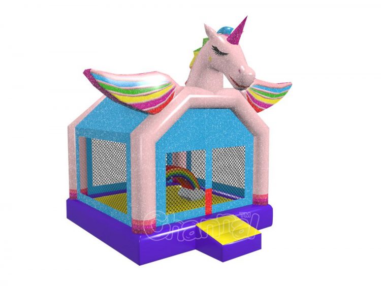 rainbow unicorn bounce house for sale
