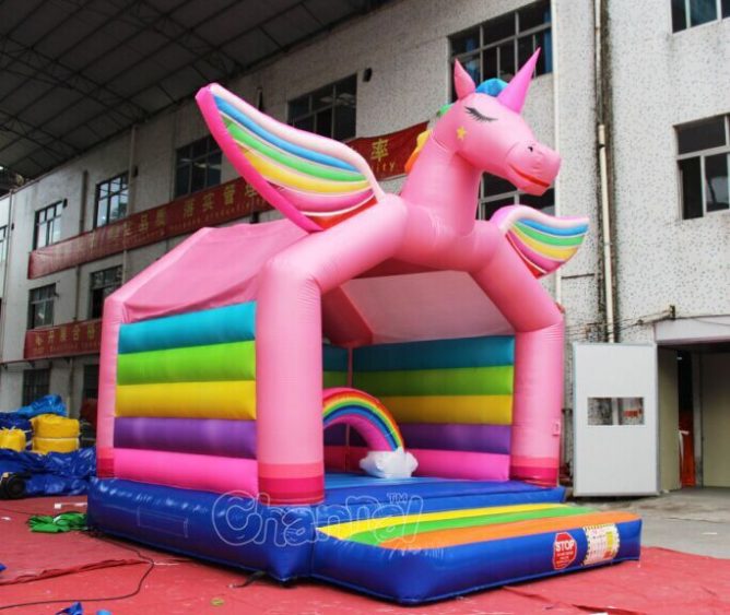 unicorn inflatable bouncer for kids