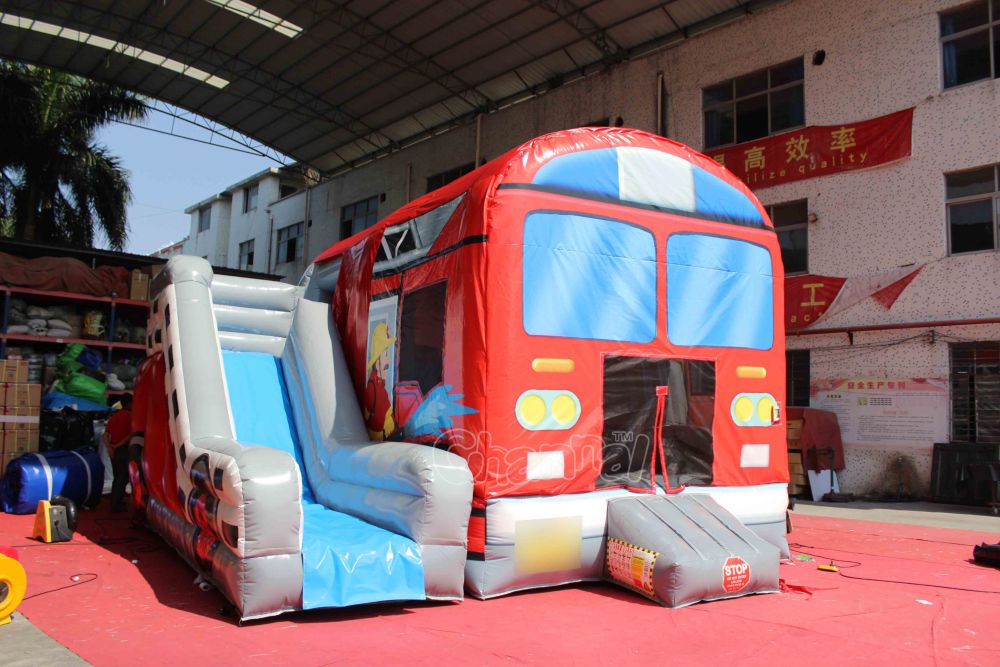 Fire Truck Bounce House - Channal Inflatables