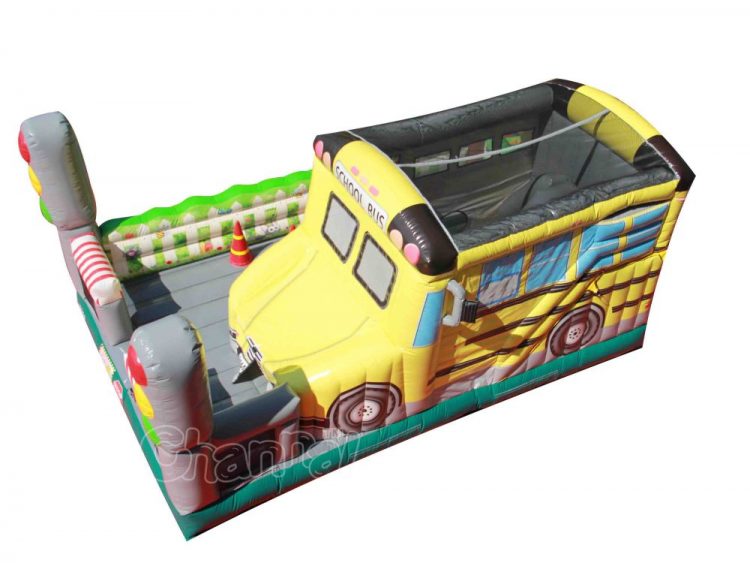 school bus combo bounce house cheap