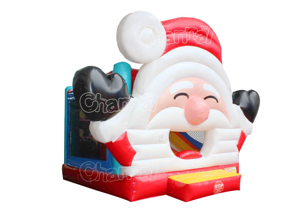 Santa Claus Bounce House Combo Channal Inflatables
