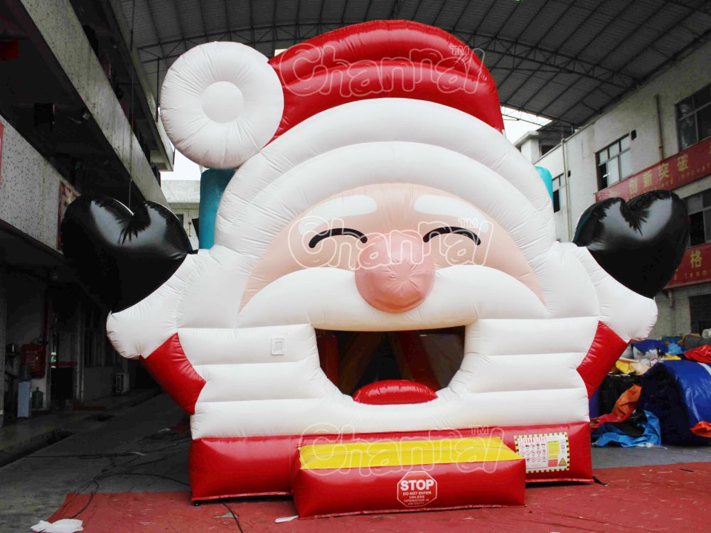 Santa Claus Bounce House Combo Channal Inflatables