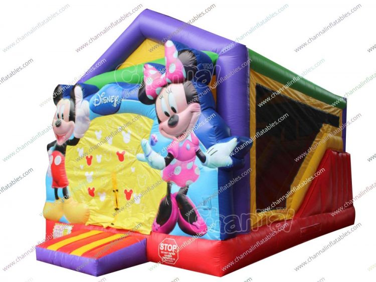 mickey minnie mouse inflatable combo
