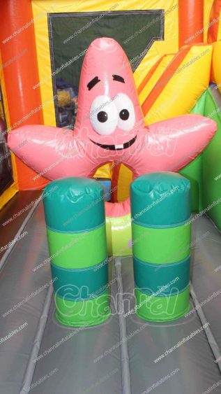 Patrick Star inflatable obstacle