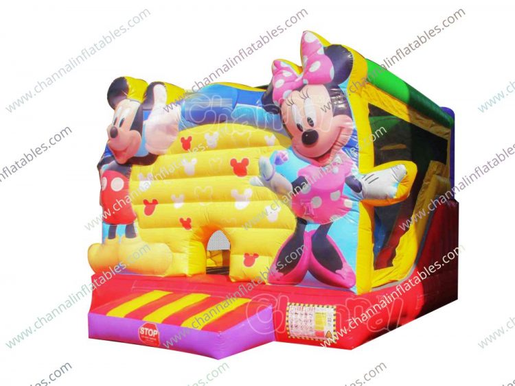 buy disney's mickey mouse clubhouse inflatable bouncer slide