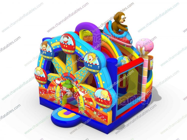 amusement park inflatable combo