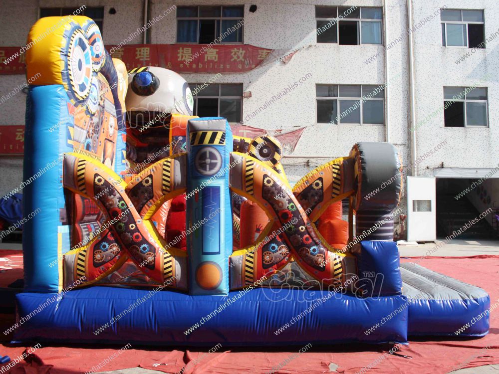 Robot Inflatable Combo Channal Inflatables