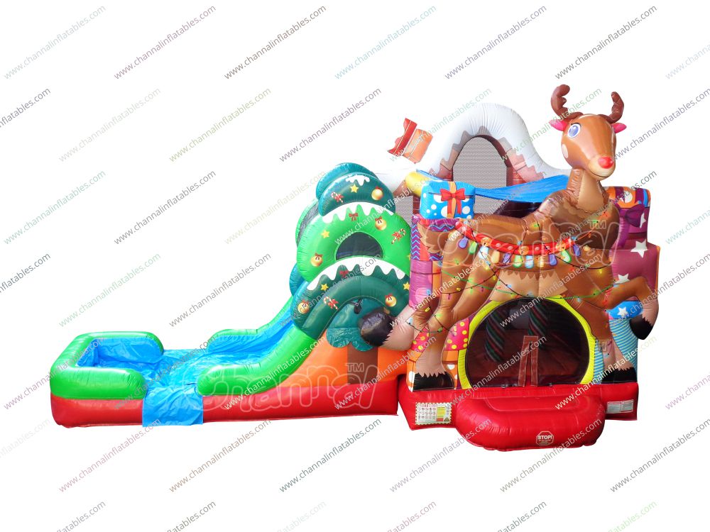 Inflatable Reind Reindeer Inflatable Combo - Channal Inflatables