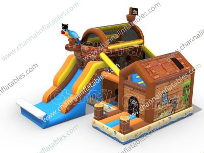pirate hideout inflatable combo