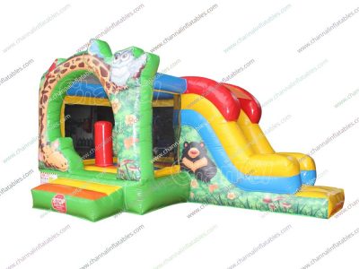 wild animal inflatable combo