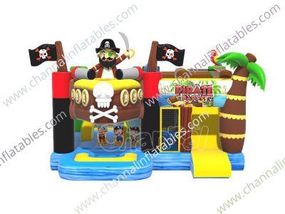 pirate party inflatable combo