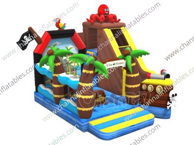 pirate island inflatable combo