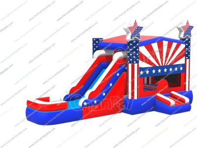 patriot inflatable water combo