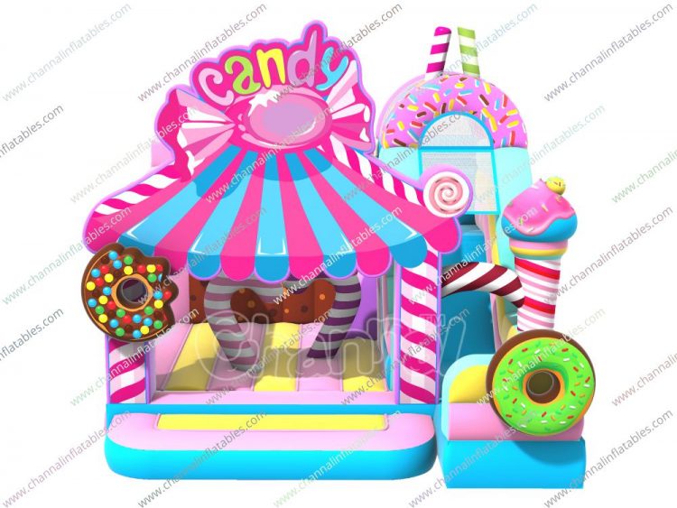 candy store inflatable combo