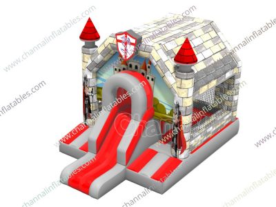 medieval castle slide bouncer