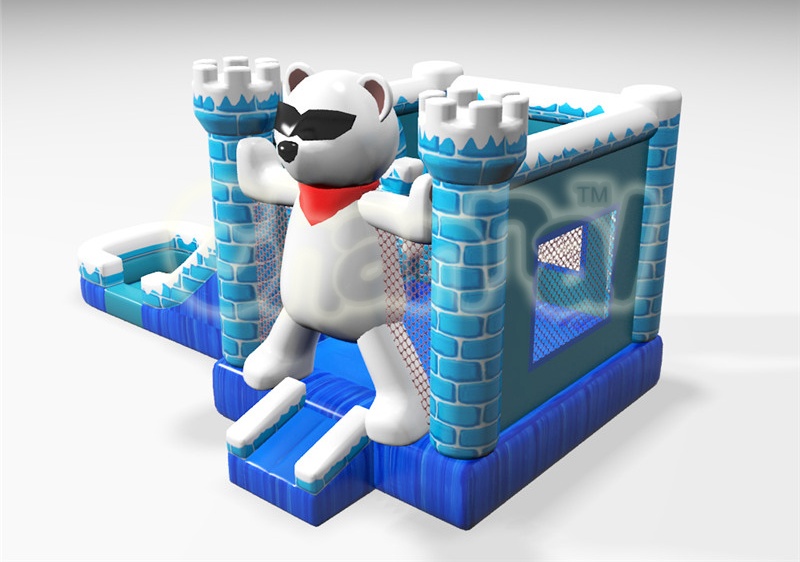 Cool Polar Bear Inflatable Ice Castle - Channal Inflatables