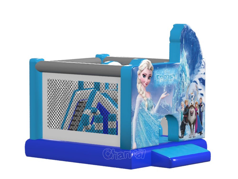 Elsa Bounce House With Slide Channal Inflatables