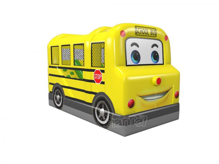 school bus moonwalk inflatable cheap