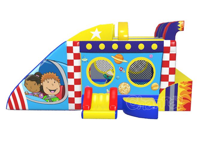 space ship bounce house for kids