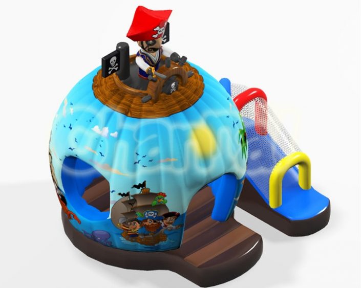 pirate ship inflatable bounce house