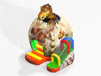 dinosaur egg bouncy house combo