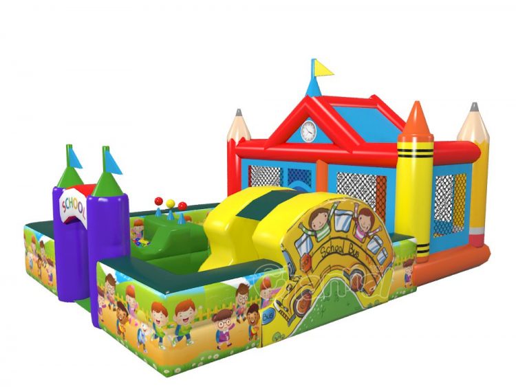 fun inflatable schoolyard for kids for sale