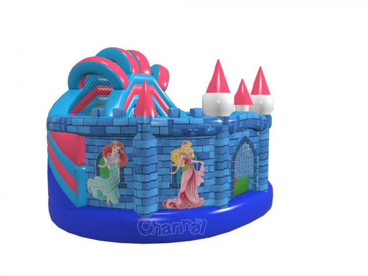 princess castle inflatable playground