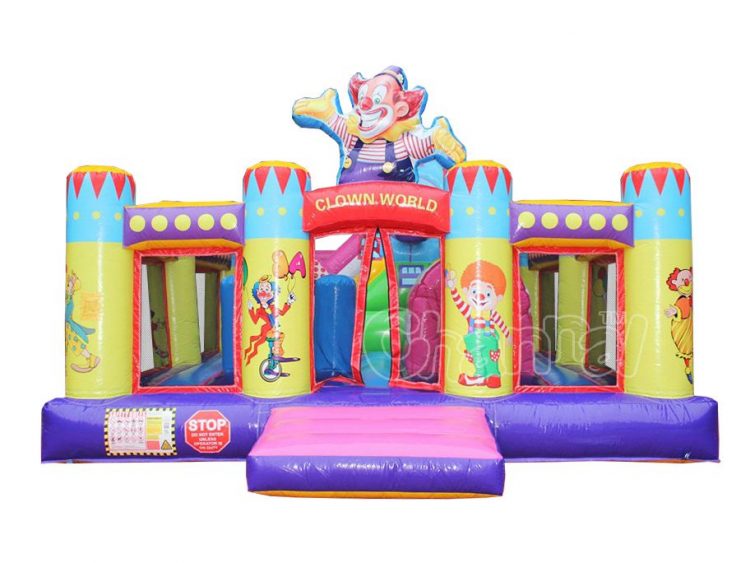 commercial circus world inflatable playground for sale