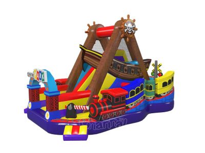 inflatable pirate ship amusement ride - iaapa 2016