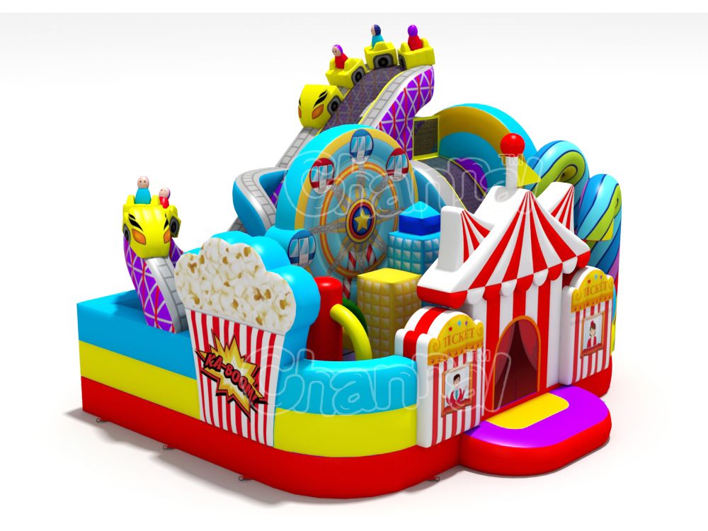 Amusement Park Inflatable Playground Channal Inflatables