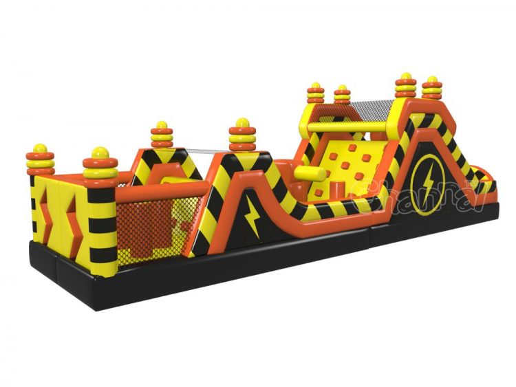 electric power station inflatable obstacle course
