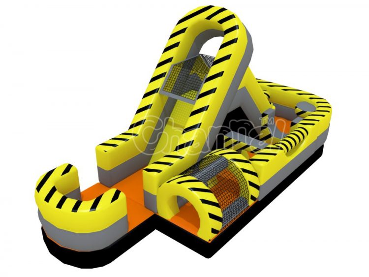 single piece small turbo rush obstacle course for kids