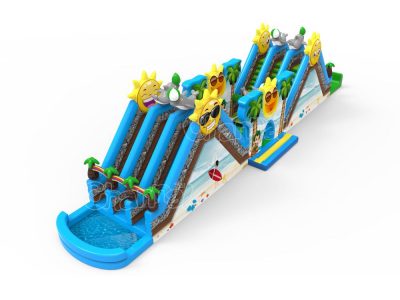 sunshine beach inflatable obstacle course