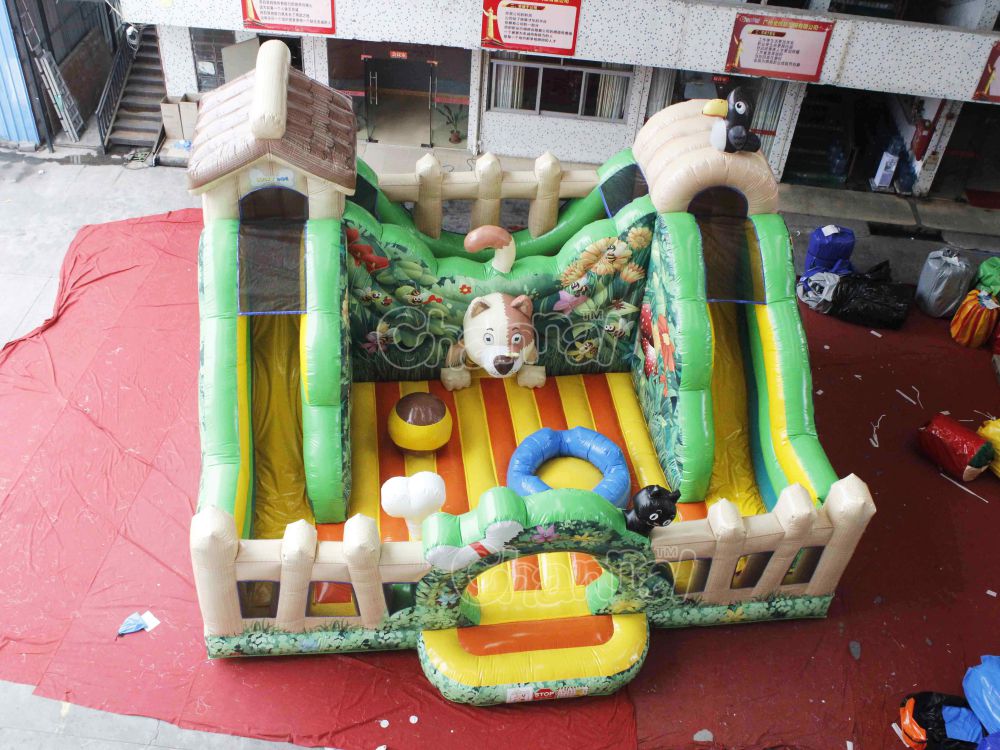 Dog House Inflatable Playground Channal Inflatables