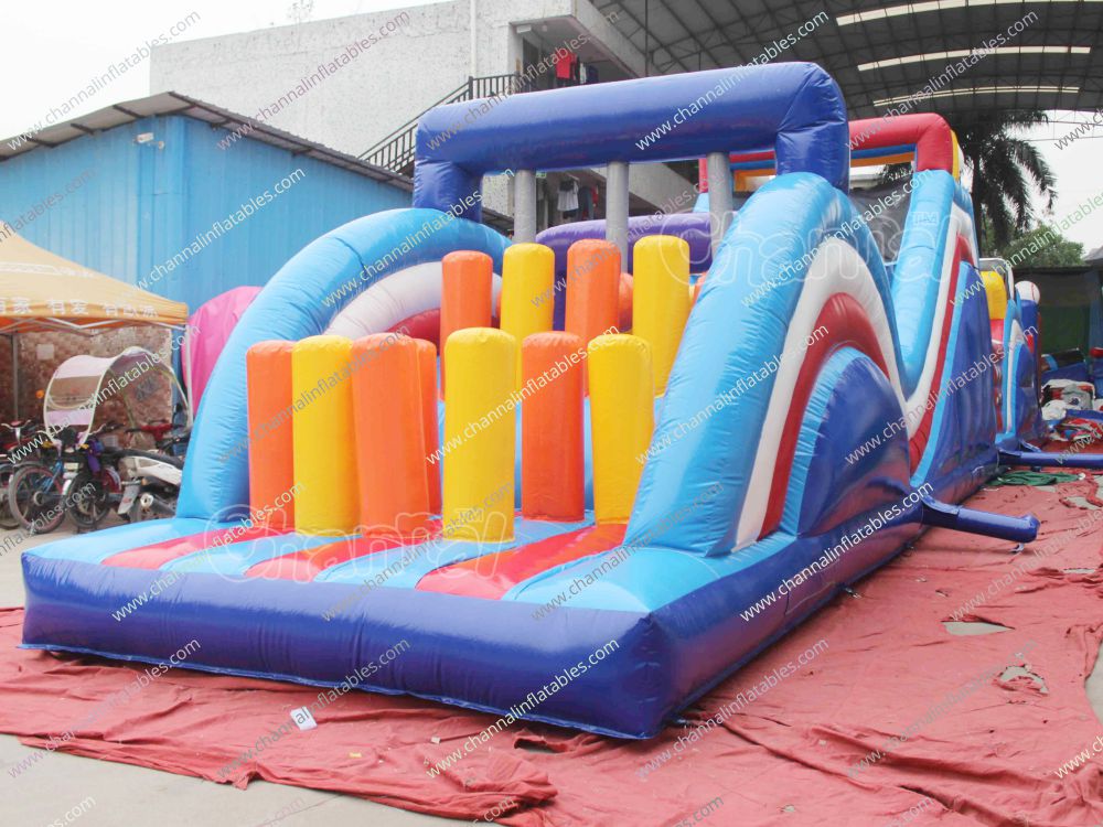 Baseball Inflatable Obstacle Course Channal Inflatables